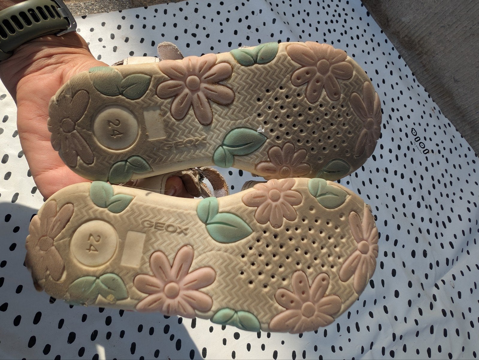 Sandalen Geox maat 24, Jongetje of Meisje, Ophalen of Verzenden, Geox, Gebruikt