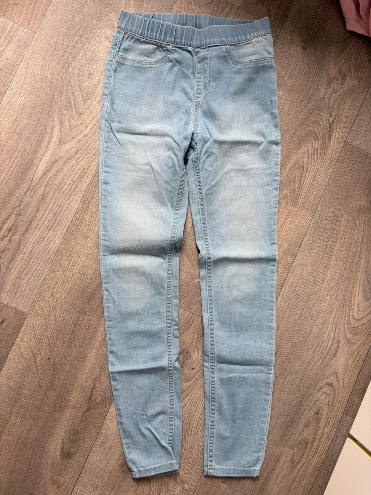 Jeanslegging, Kinderen en Baby's, Kinderkleding | Maat 134, Ophalen, Zo goed als nieuw, Meisje, Broek