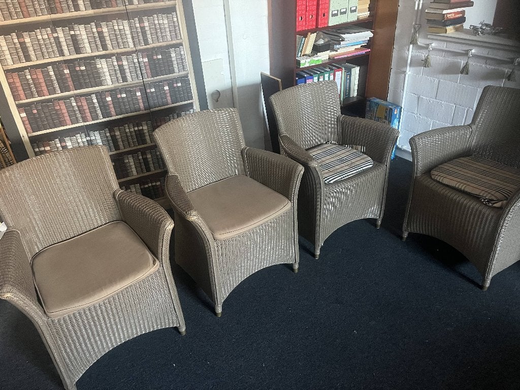 "Vincent Sheppard" lloyd loom eetkamerstoel met leuning, Ophalen, Design lloyd loom, Overige kleuren, Zo goed als nieuw