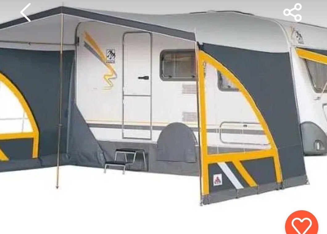 caravanluifel luifel, Ophalen