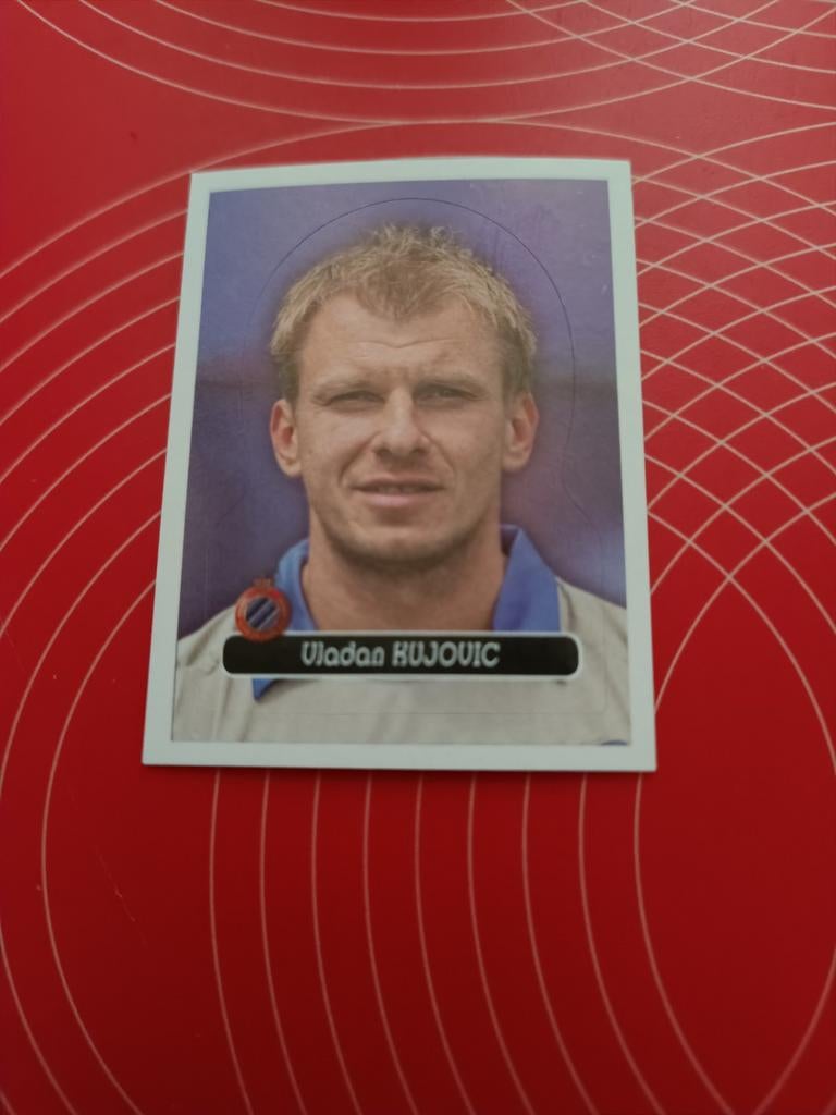 Keeper Vladan Kujovic Club Brugge sticker 2013 Foot, Ophalen of Verzenden, Sticker