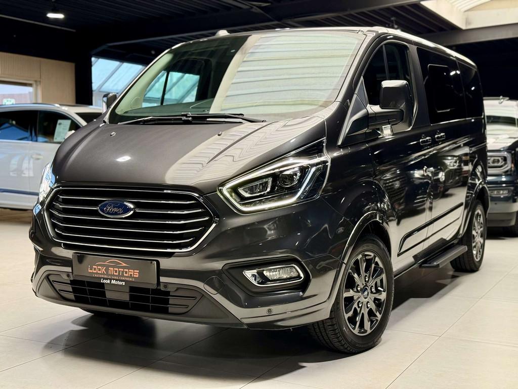 Ford Tourneo Custom 2.0 TDCI L1H1 TITANIUM 8 PLACES CUIR GPS, Autos, Ford, Cuir, Achat, Entreprise, 5 portes