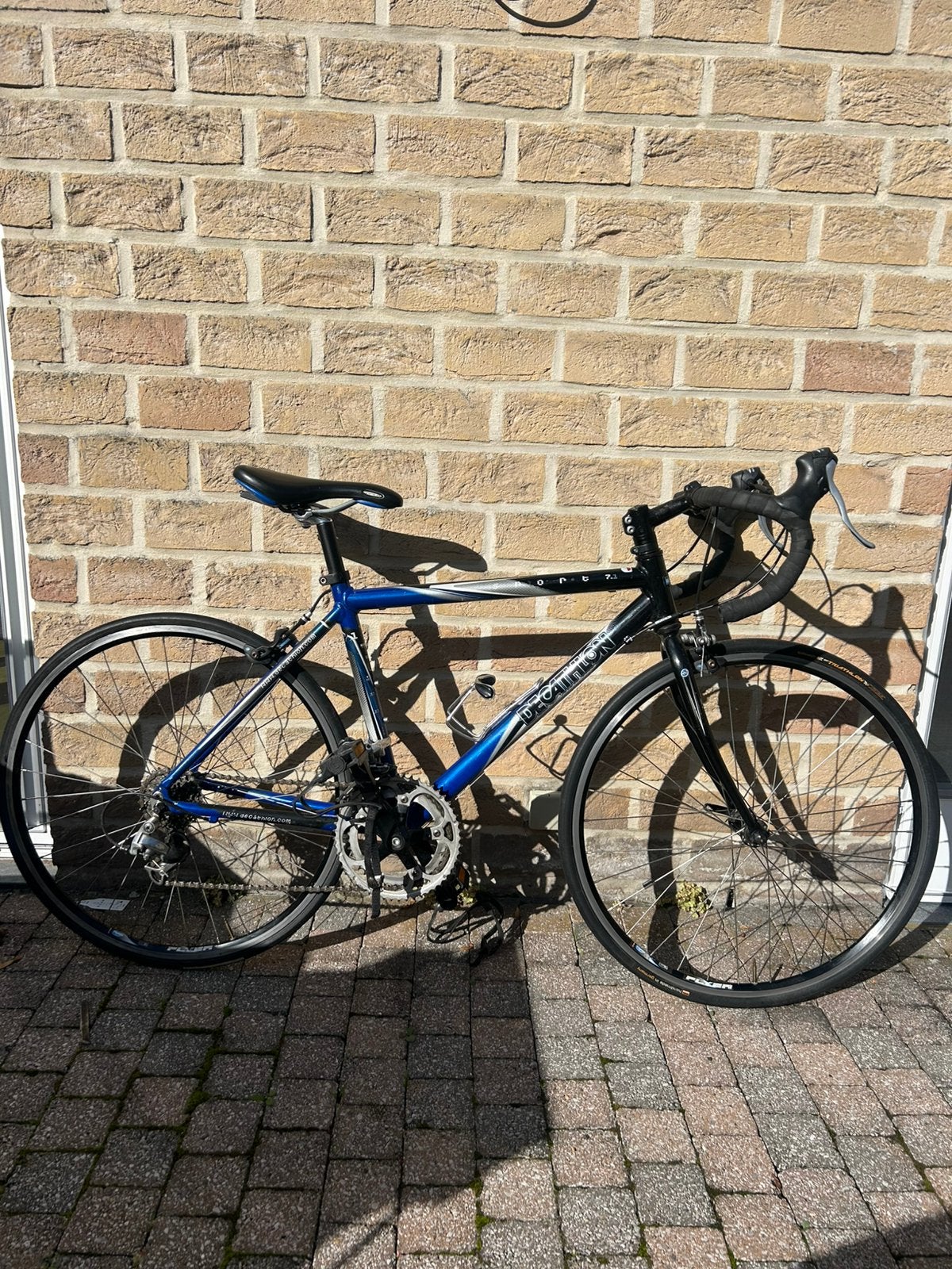 Koersfiets Decathlon Sport 7.1 – Kleine maat + extra's, Vélos & Vélomoteurs, Autres marques, 10 à 15 vitesses, Frein sur jante