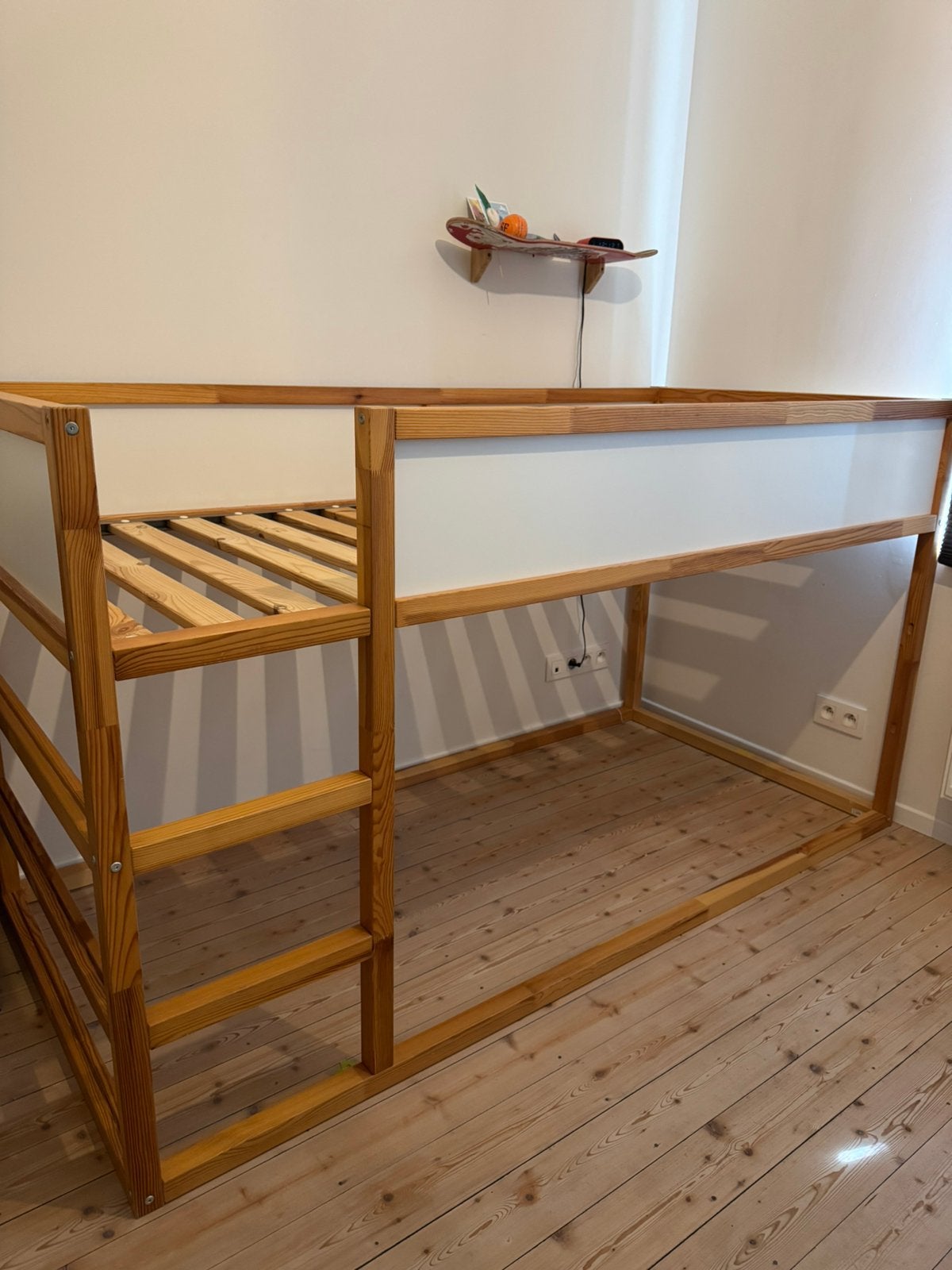 Ikea hoogslaper KURA 90x200 omkeerbaar, Ophalen, Zo goed als nieuw, Hoogslaper