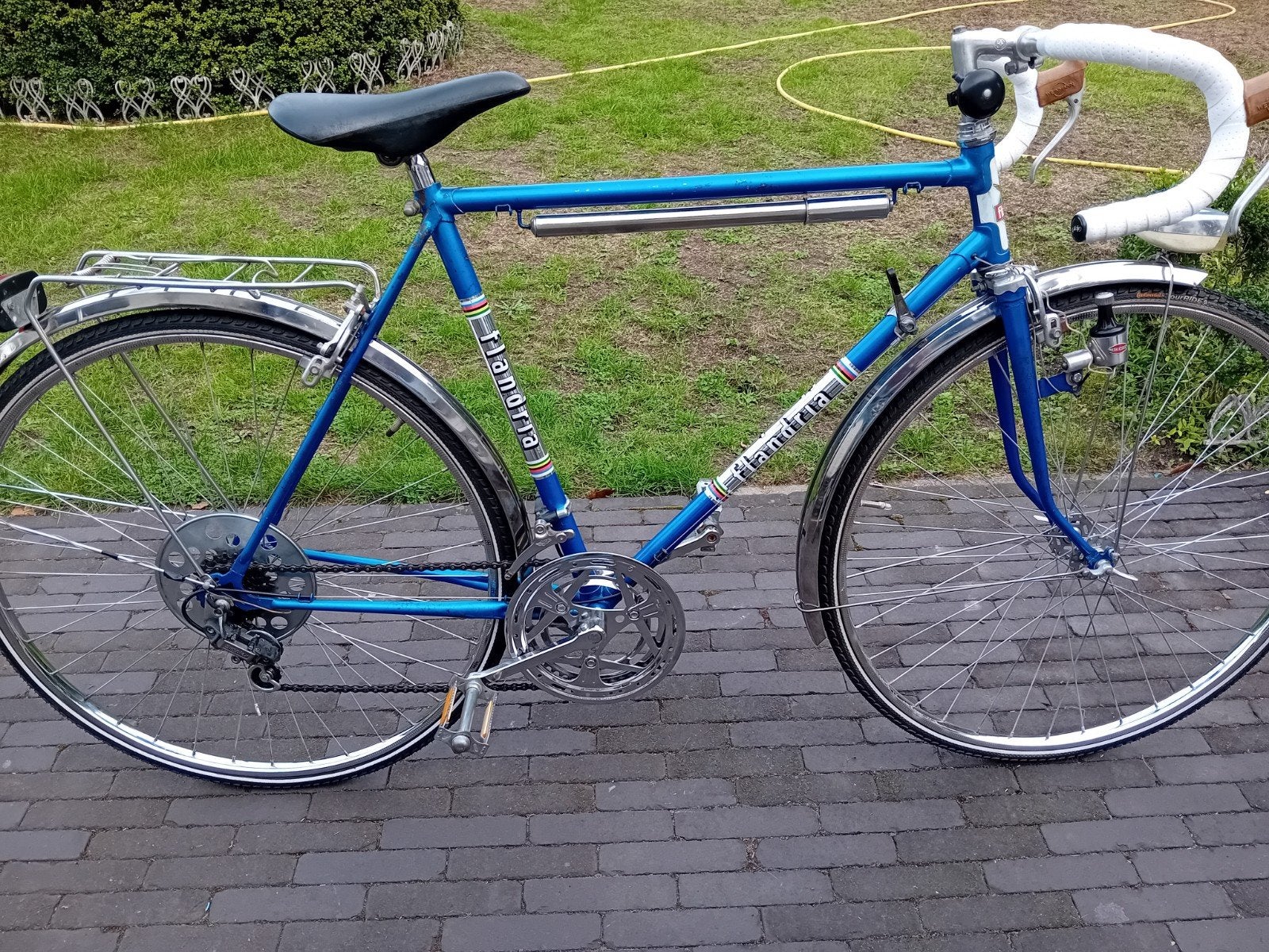 koersfiets,  Flandria randoneur ,retro fiets,vintage fiets, 28 inch, Zo goed als nieuw, 53 tot 57 cm, Ophalen