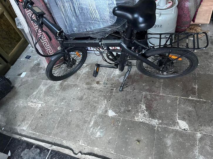 Elektrische plooibare fiets kijk beschrijving, Fietsen en Brommers, Fietsen | Vouwfietsen, Ophalen, Gebruikt