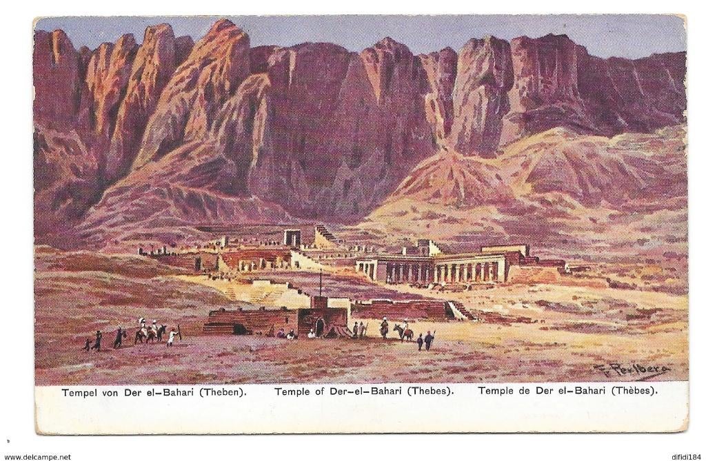 Temple of Der el Bahari Thebes, Envoi, Non affranchie, Hors Europe