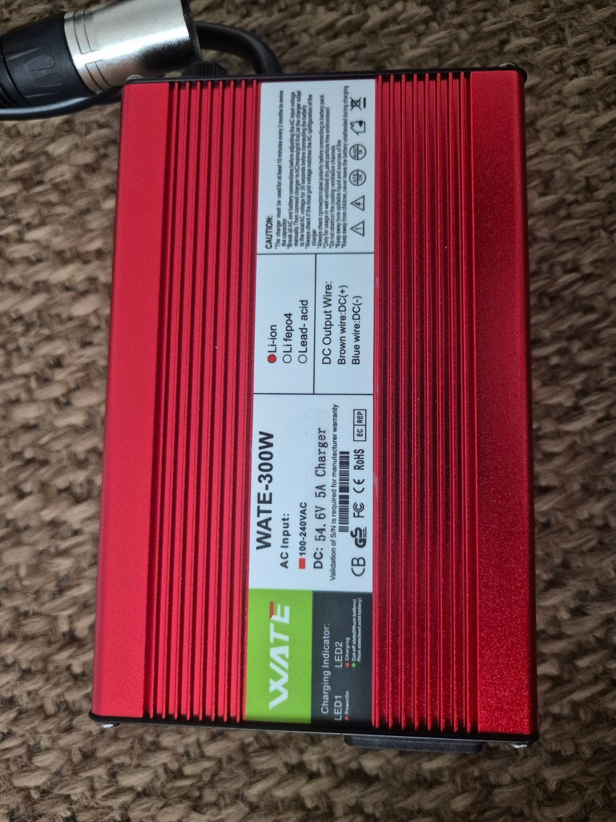 Chargeur rapid vélo électrique 54.6V 5A!