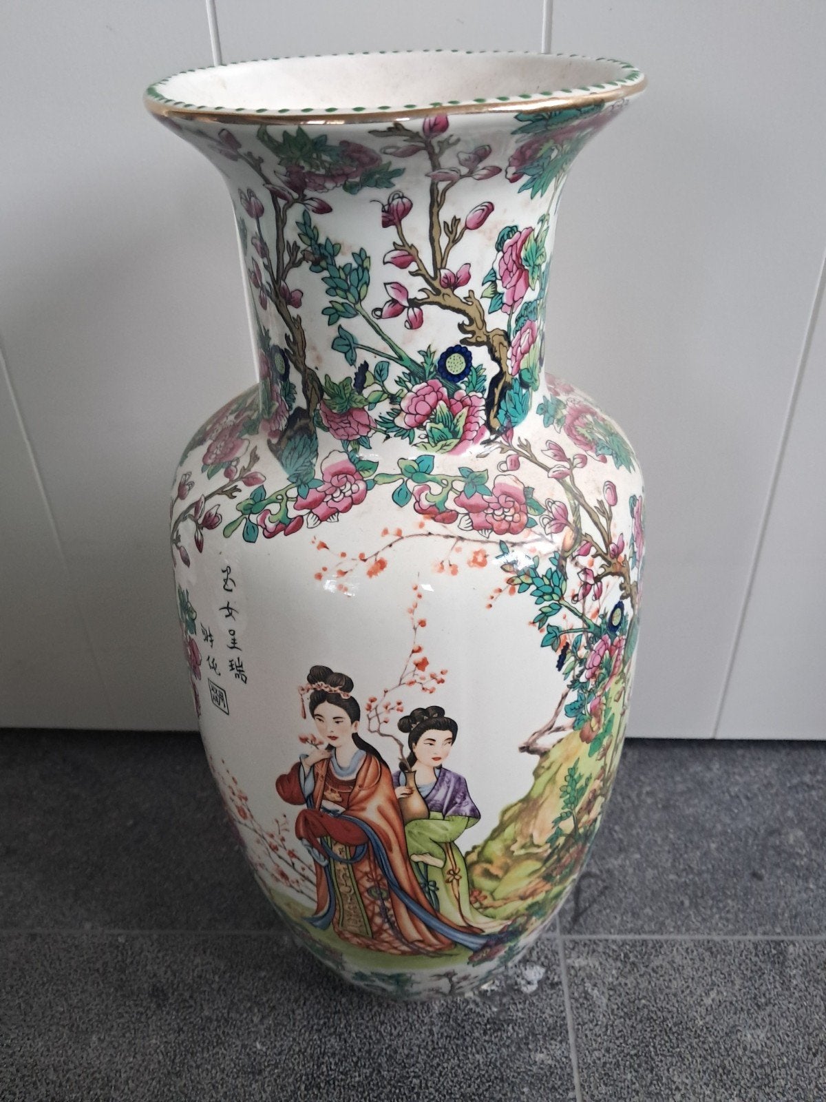 Chinese vaas, Ophalen