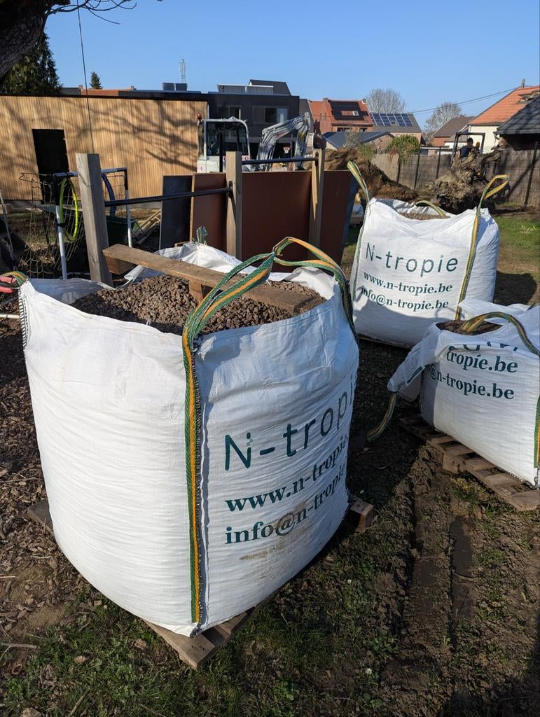 Lava 8/12 fijn, 2m3 2x bigbag, 2000kg, Tuin en Terras, Ophalen