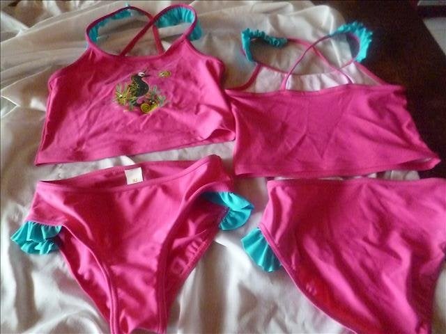tankini met zeepaardje maat 122, Kinderen en Baby's, Kinderkleding | Maat 122, Ophalen of Verzenden, Zo goed als nieuw, Meisje