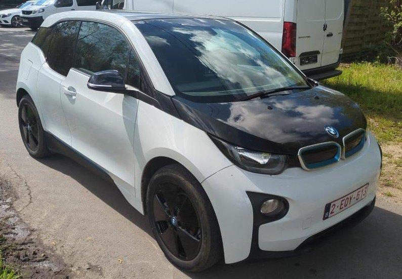 Bmw i3 2015 70.000 km volledig elektrisch!, Auto's, BMW, Automaat, 4 zetels, Wit, Elektrisch