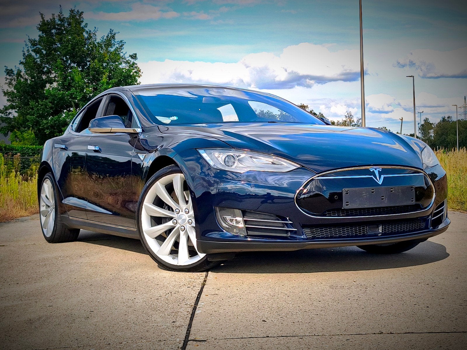 tesla Model S 85D luchtvering Alcantara 21 inch, Autos, Tesla, Achat, Alcantara, 5 portes, Quatre roues motrices / 4X4