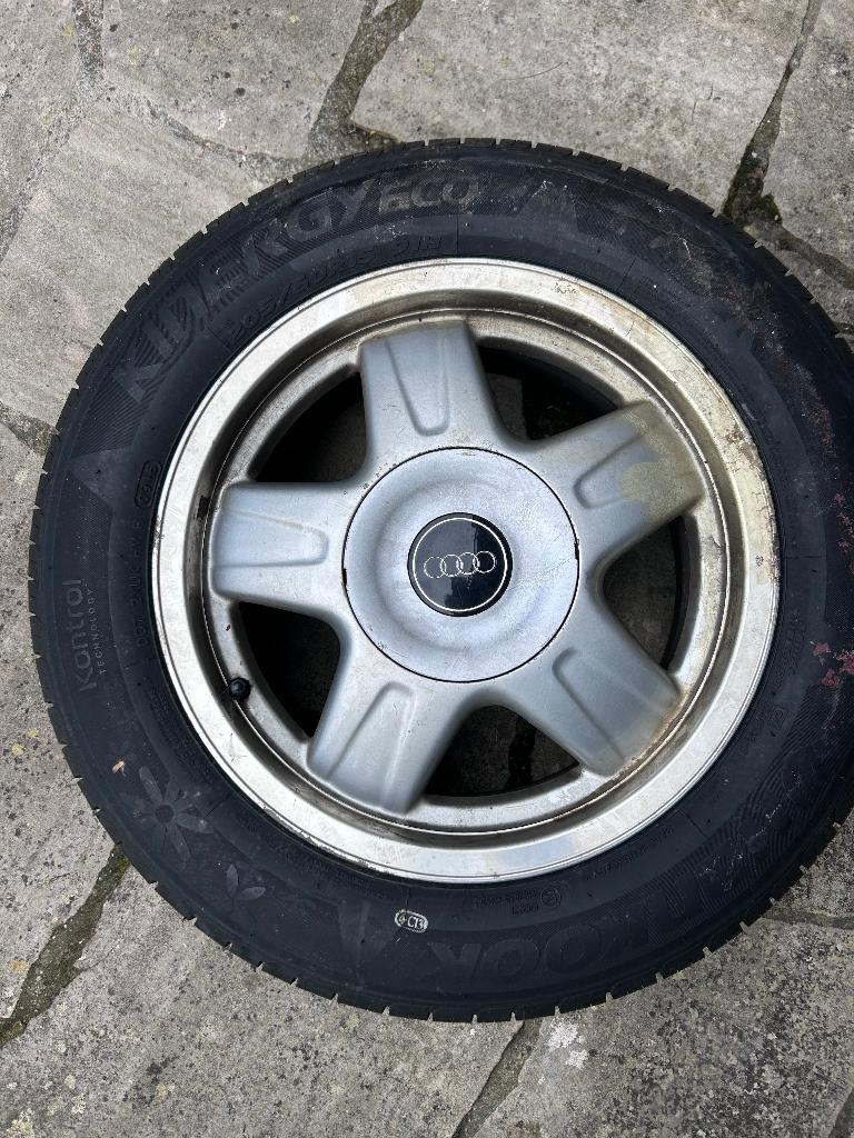 4x originele Audi velgen 15 inch – 7Jx15H, Auto-onderdelen, Banden en Velgen, Ophalen, Gebruikt, 15 inch, Velg(en)