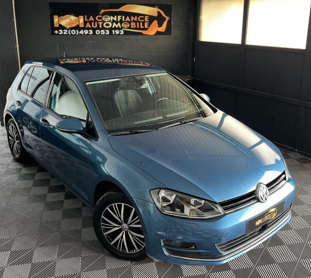 Volkswagen Golf 1.2 TSI AllStar 1e eigenaar 1 jaar garantie, Voorwielaandrijving, Stof, 4 cilinders, Blauw