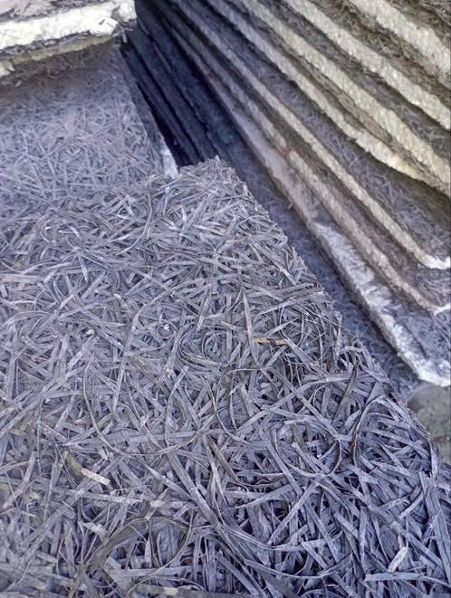 Panneaux de laine de bois ciment / frigolite, Enlèvement