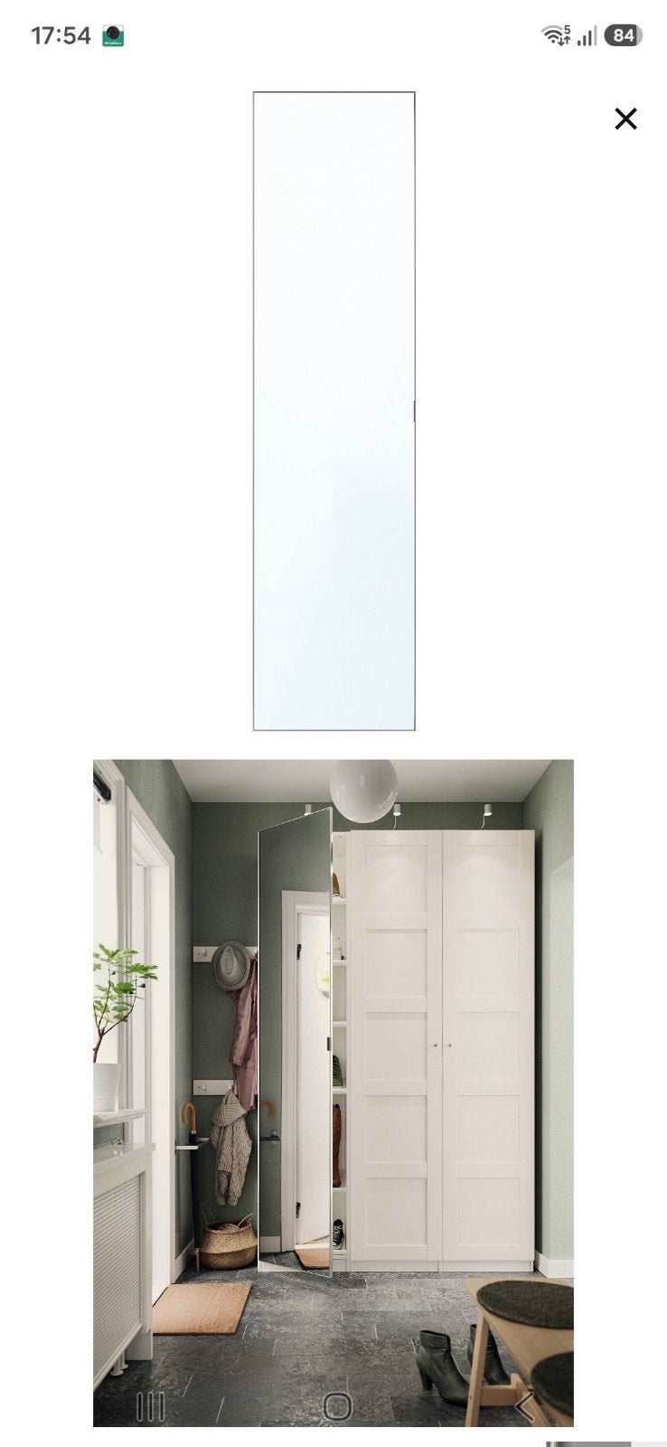 pax spiegeldeuren 50x195 4 stuks, Huis en Inrichting, Ophalen