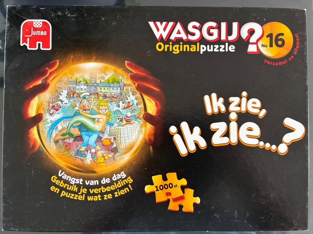 Wasgij puzzel 1000 stukjes, Ophalen, 500 t/m 1500 stukjes, Zo goed als nieuw, Legpuzzel
