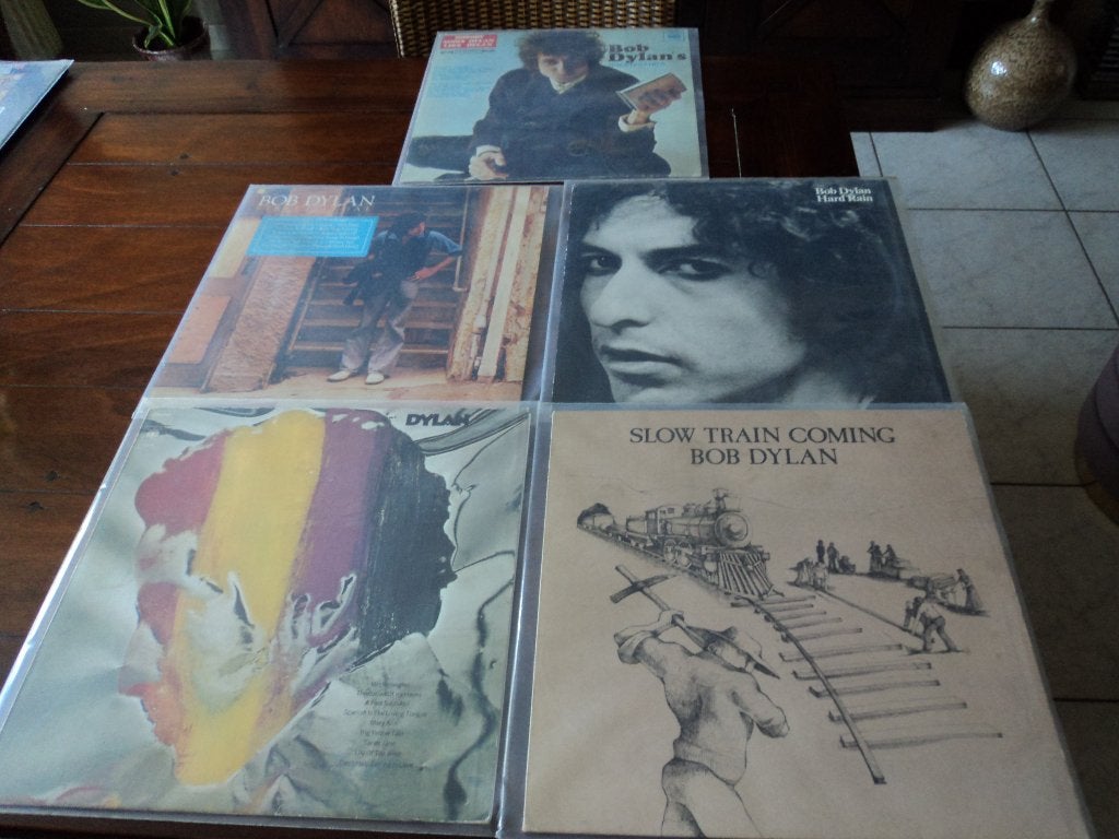 Bob Dylan : lot de 5 LP., 12 pouces, Pop rock, Enlèvement ou Envoi, 1970 - 1979
