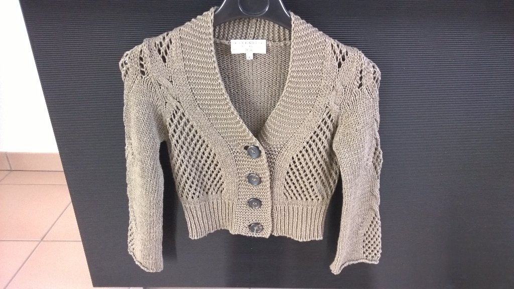 Open gewerkt gilet : Essentiel Antwerp, Kleding | Dames, Maat 38/40 (M), Ophalen of Verzenden, Zo goed als nieuw, Essentiel Antwerp