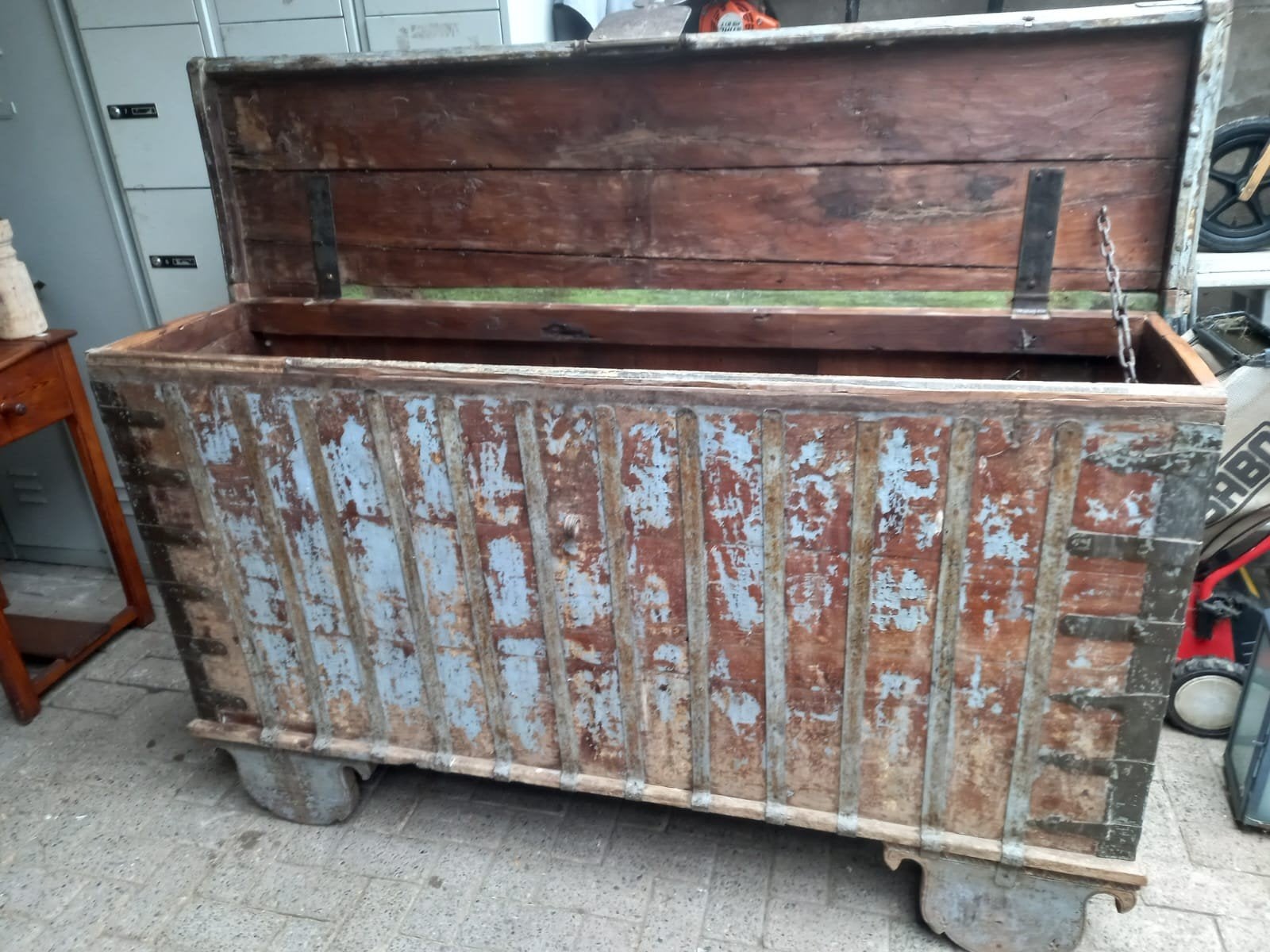 grote dekenkist, Huis en Inrichting, Ophalen, Minder dan 50 cm, Overige houtsoorten, 75 – 100