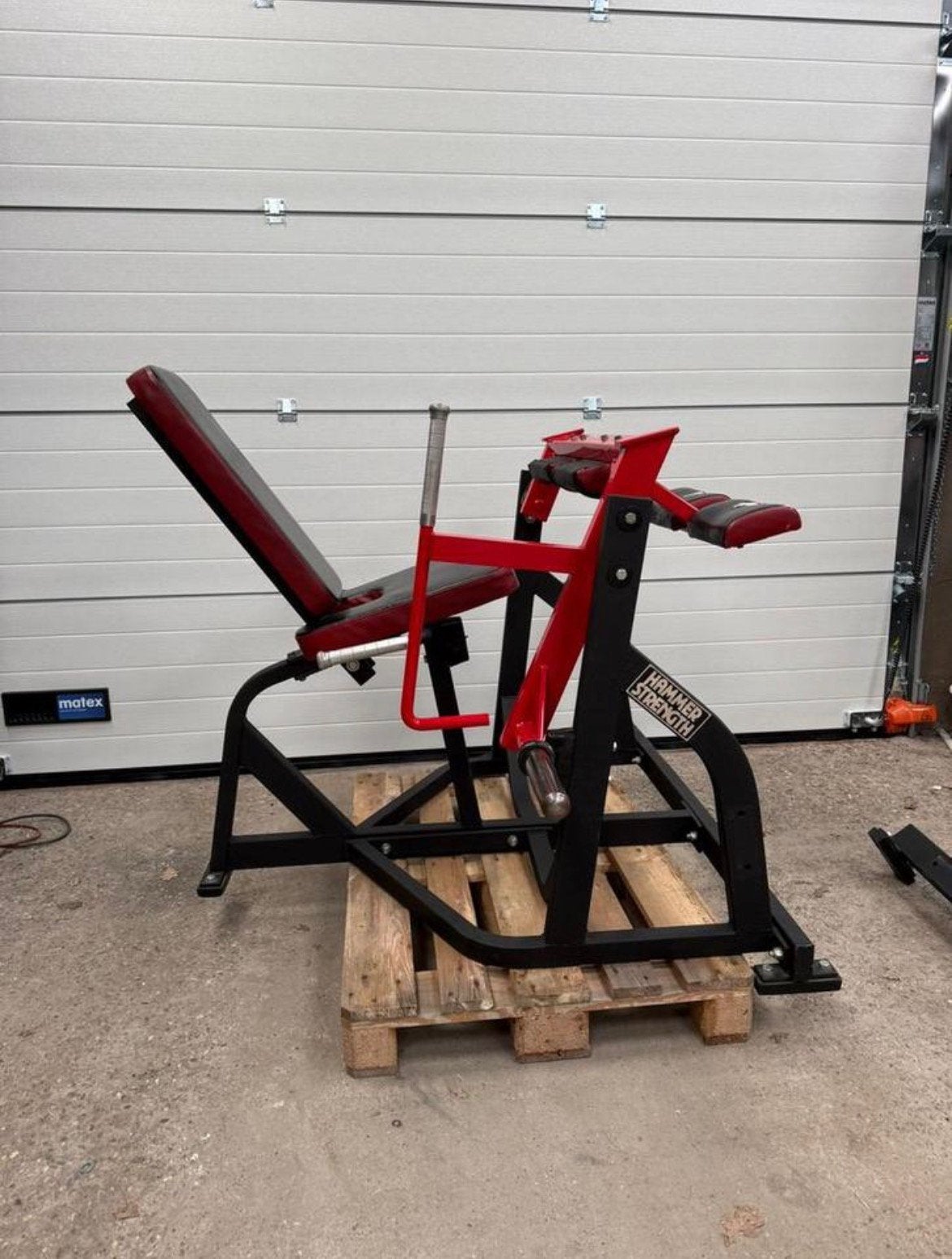 Plate Loaded Leg curl / Beinbeuger / Hammer Strength/Namaak, Ophalen, Gebruikt, Benen, Overige typen