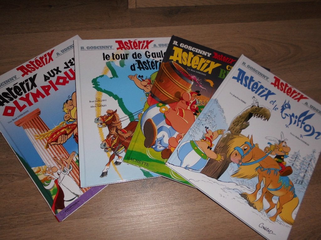 lot 4 bd " asterix & obelix " uderzo - goscinny, Livres, BD, Enlèvement ou Envoi