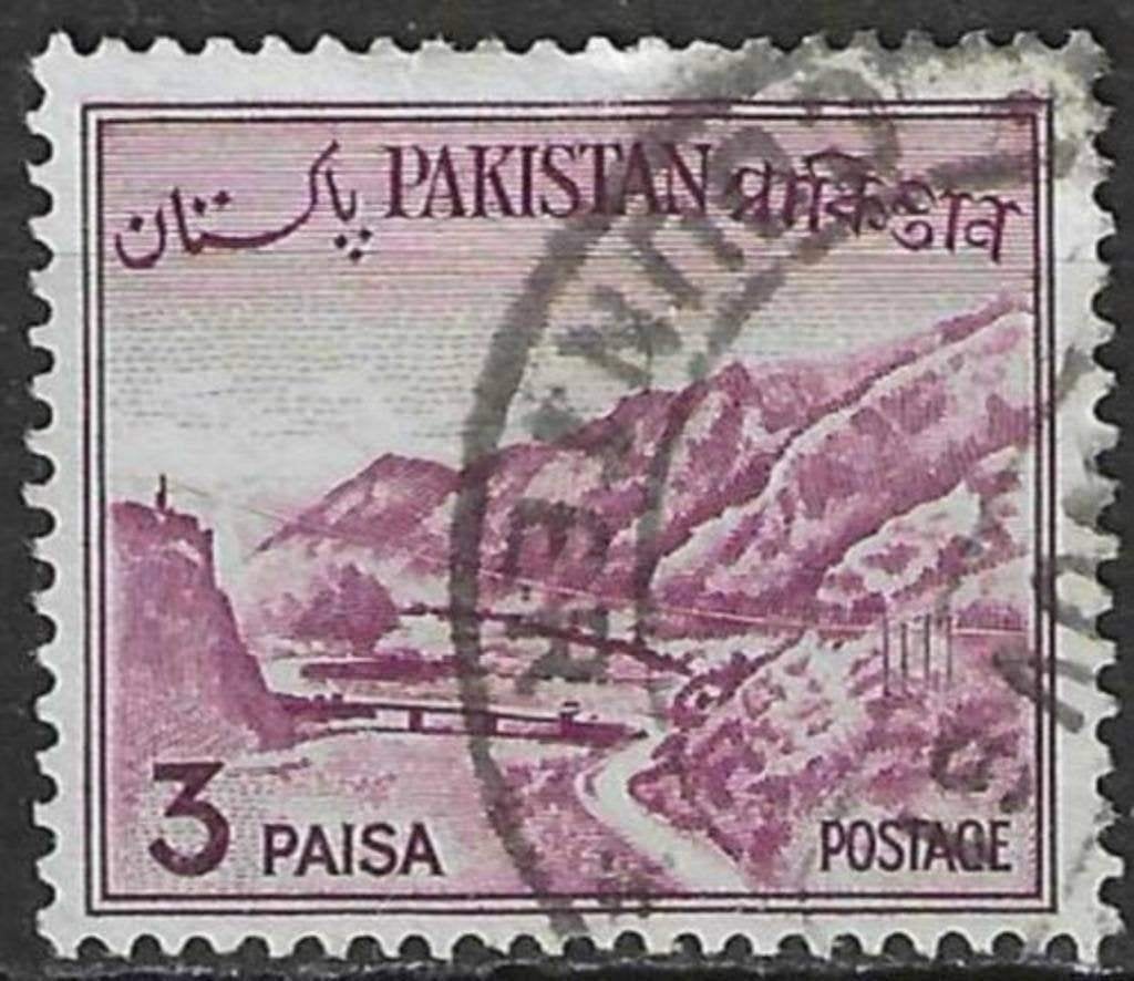 Pakistan 1961-1962 - Yvert 132 - Khyberpas (ST), Postzegels en Munten, Postzegels | Azië, Verzenden, Gestempeld
