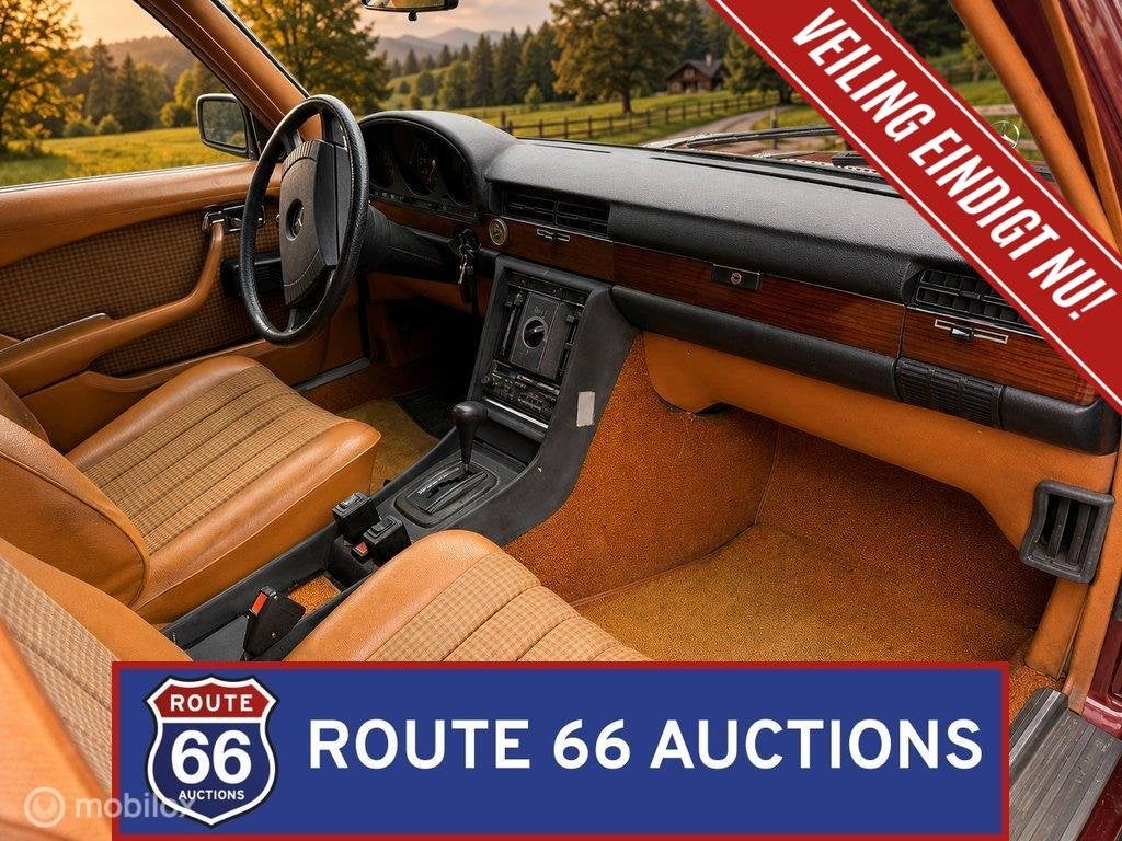 Mercedes-Benz 280 SE | 1976 | Route 66 Auctions, Autos, Achat, Entreprise, Boîte manuelle, Autre carrosserie