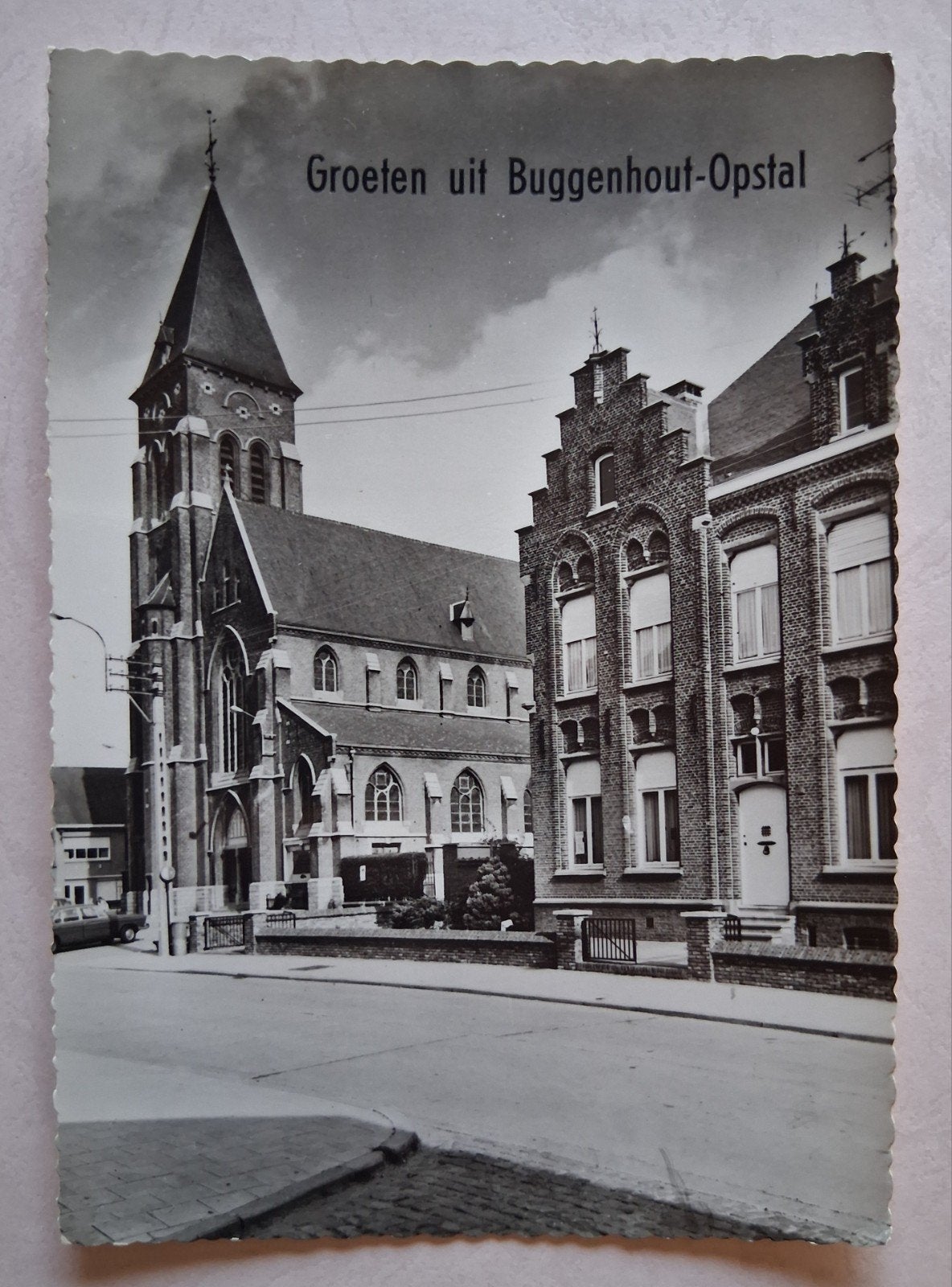 Vintage Postkaart Buggenhout Opstal, Verzamelen, Ophalen of Verzenden