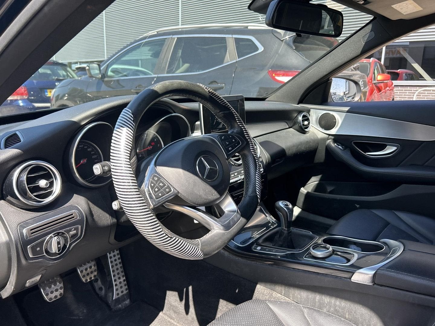 Mercedes-Benz C 180 Estate AMG Sport Edition | € 7.400,- NET, Auto's, Mercedes-Benz, Zwart, Zwart, Bedrijf, 130 g/km