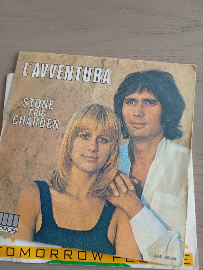 Stone & Eric Charden - L' avventura, Enlèvement ou Envoi, Pochette photo, 7 inch, Utilisé