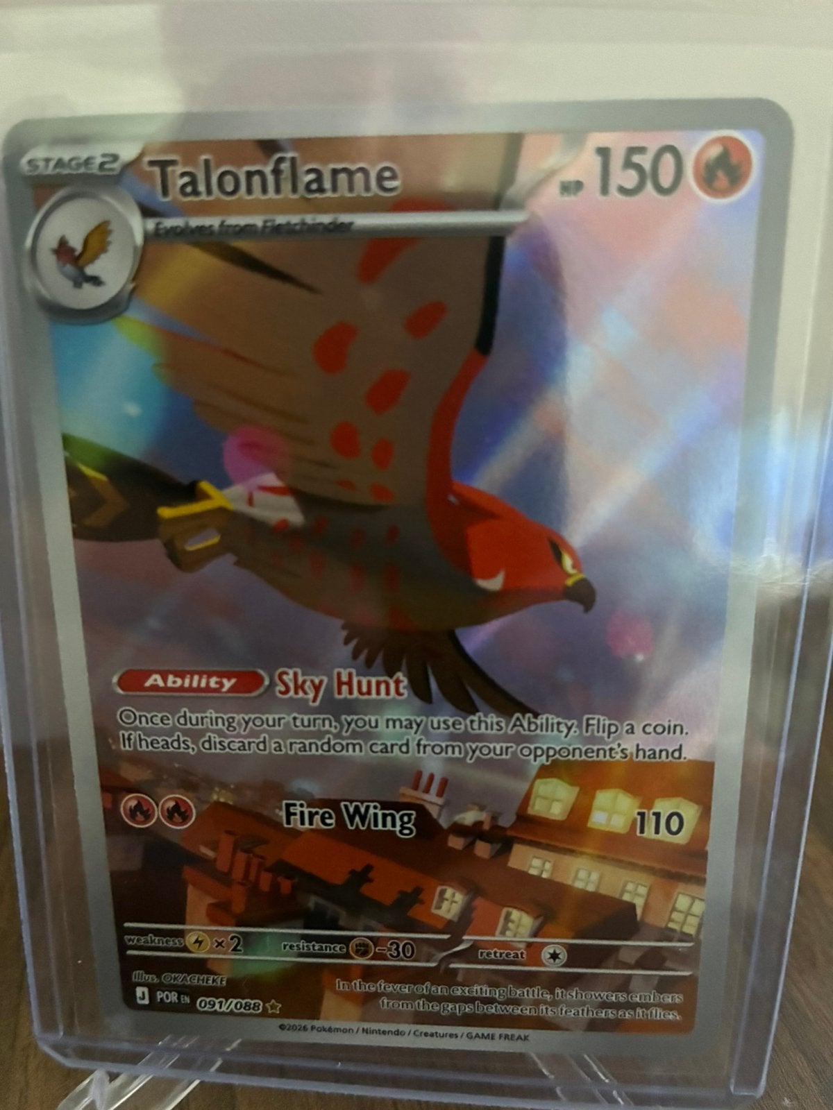 Pokémon talonflame ex perfect order, Enlèvement ou Envoi, Comme neuf, Booster