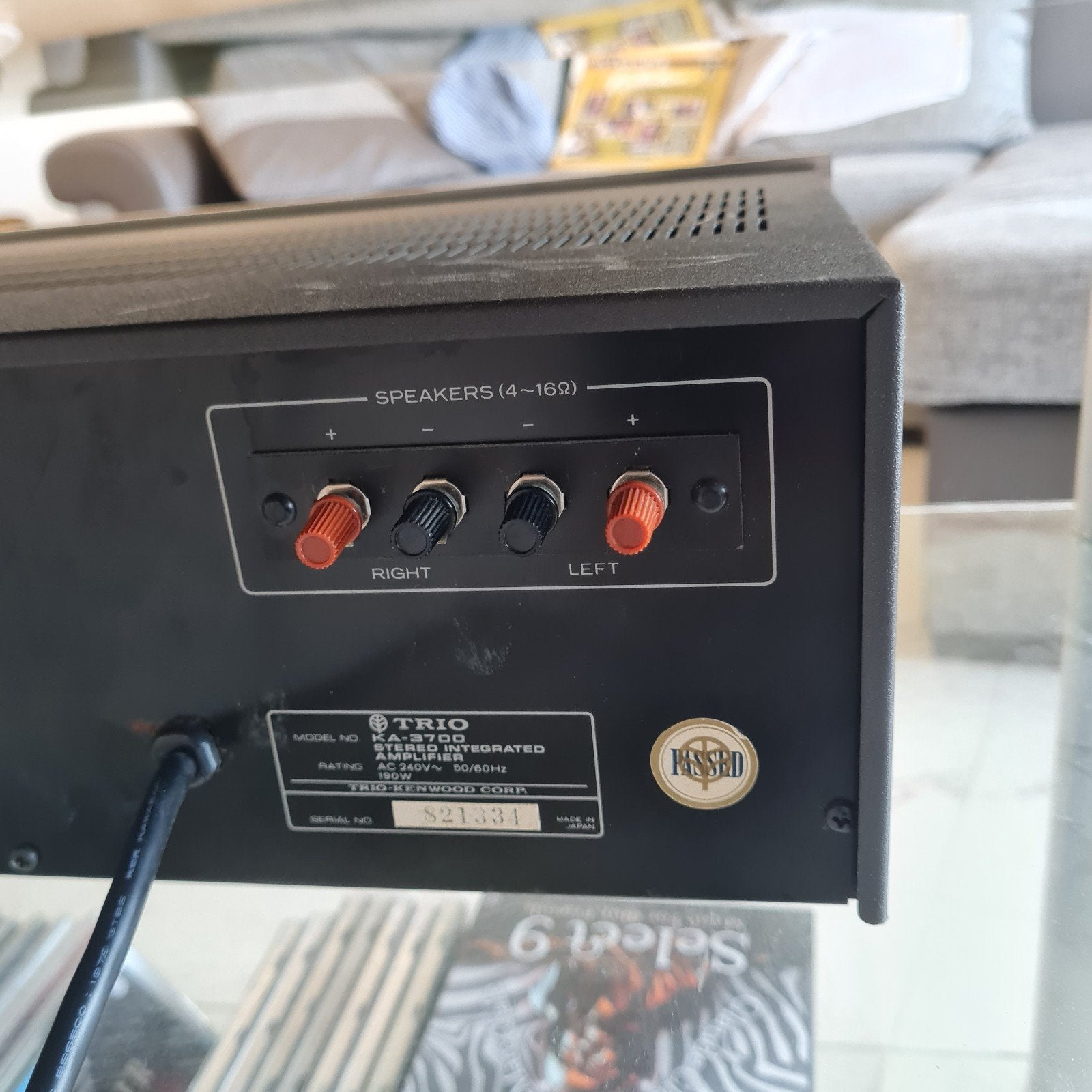 Système audio vintage Kenwood Trio KA-3700, TV, Hi-fi & Vidéo, Enlèvement ou Envoi