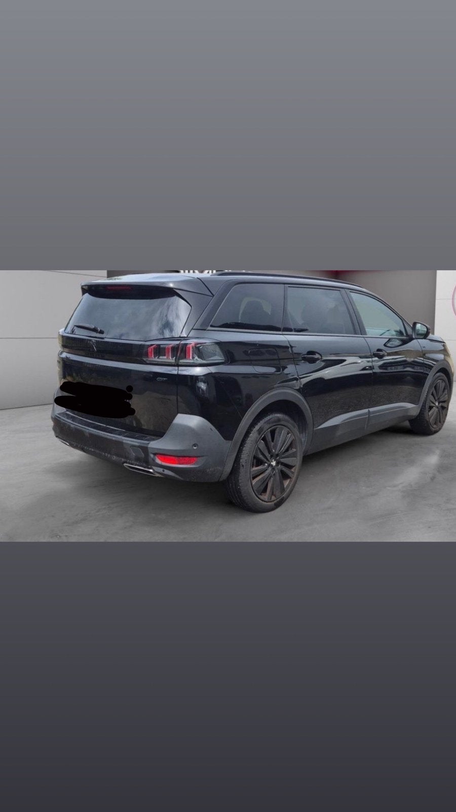 5008 gt black pack 1l5 hdi130 full, Auto's, Zwart, 4 cilinders, Alcantara, Diesel