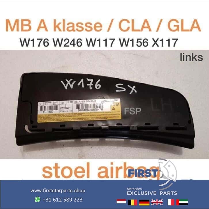 Stoelairbag links / rechts W176 A Klasse W117 CLA W156 GLA >, Auto-onderdelen, Gebruikt, -, -, Ophalen of Verzenden