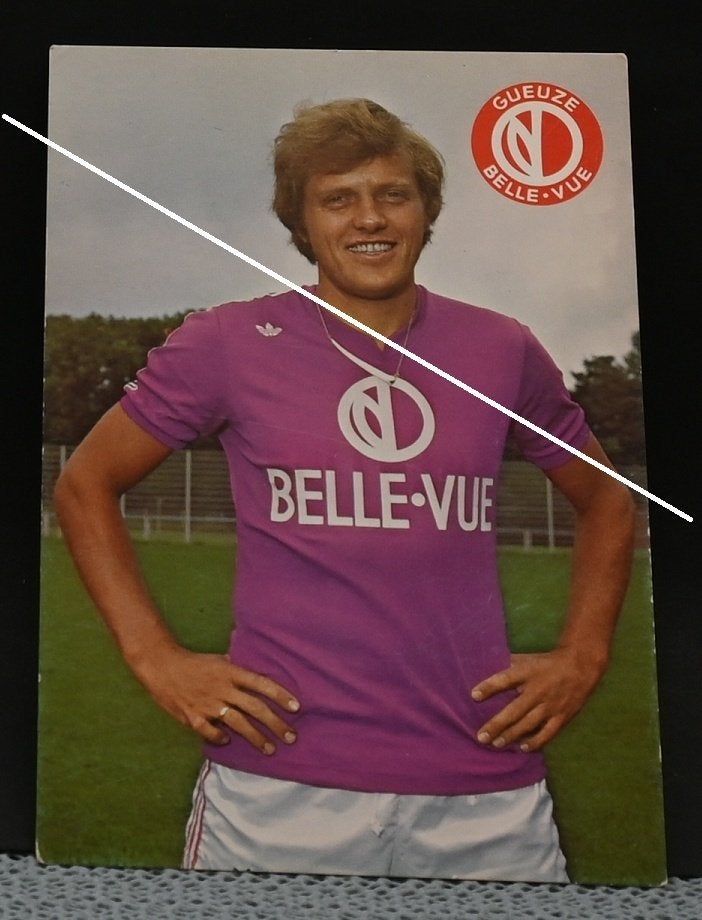RSC Anderlecht Fotokaart Arend Haan Belle Vue, Verzamelen, Sportartikelen en Voetbal, Verzenden, Gebruikt, Spelerskaart