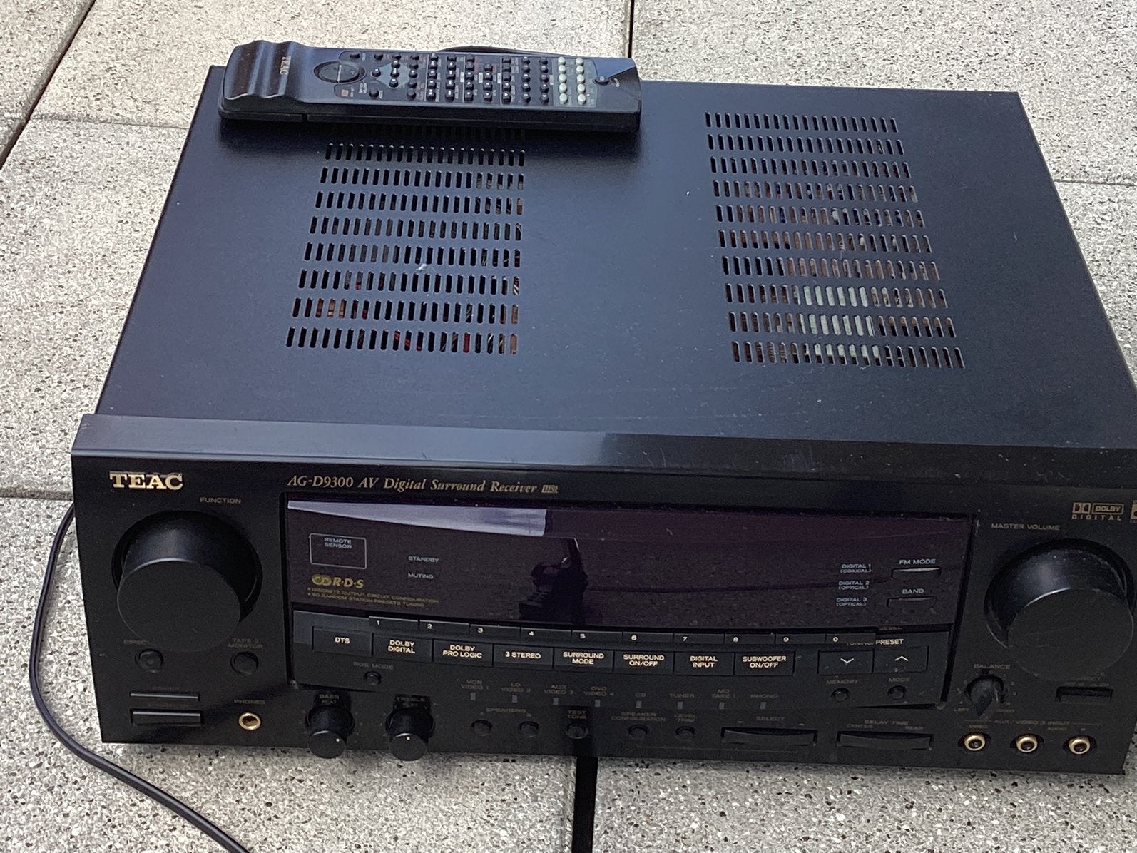 AG-D9300 AV Digital Surround Receiver, Audio, Tv en Foto, Versterkers en Ontvangers, Gebruikt, 120 watt of meer, Stereo, Ophalen