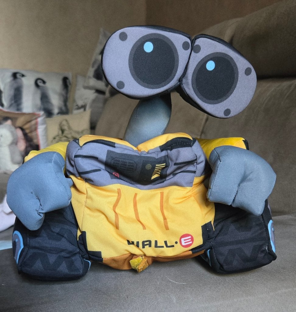 Disney Pixar Wall-E Transforming Cube pluche knuffel (2008), Ophalen of Verzenden, Overige figuren, Zo goed als nieuw, Knuffel