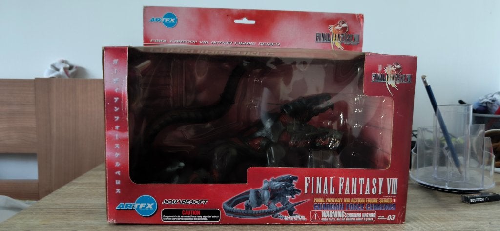 figurine ARTFX final fantasy 8: cerberus (RARE), Enlèvement ou Envoi, Utilisé, Fantasy