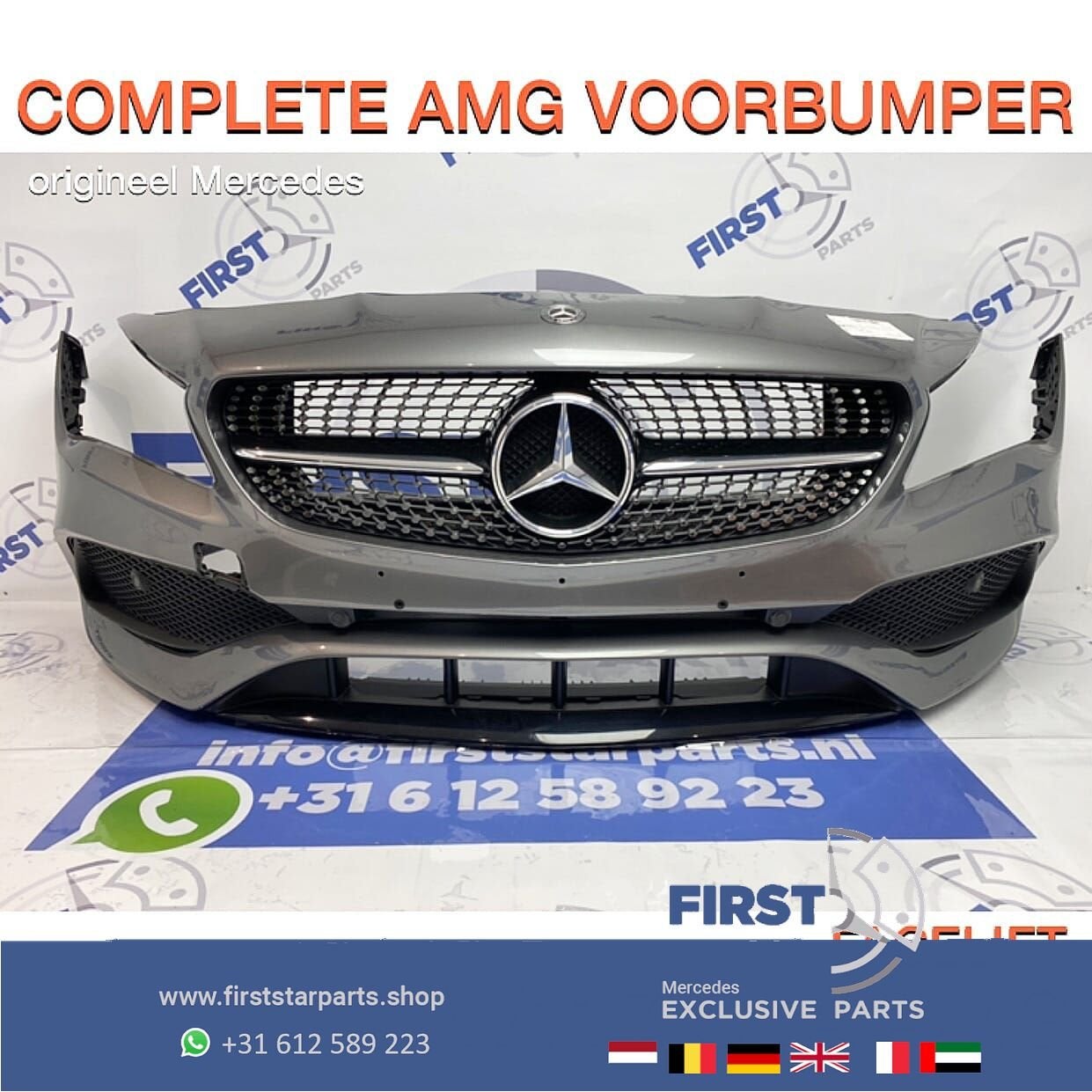W117 X117 CLA Facelift AMG Voorbumper Compleet 2013-2019 Dia, Utilisé, -, Avant, -