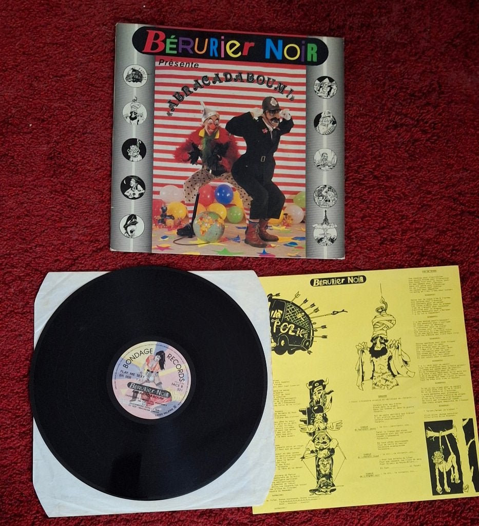 BÉRURIER NOIR ABRACADABOUM LP Bondage Records + bijvoegsel, Cd's en Dvd's, Vinyl | Overige Vinyl, Ophalen of Verzenden, Gebruikt