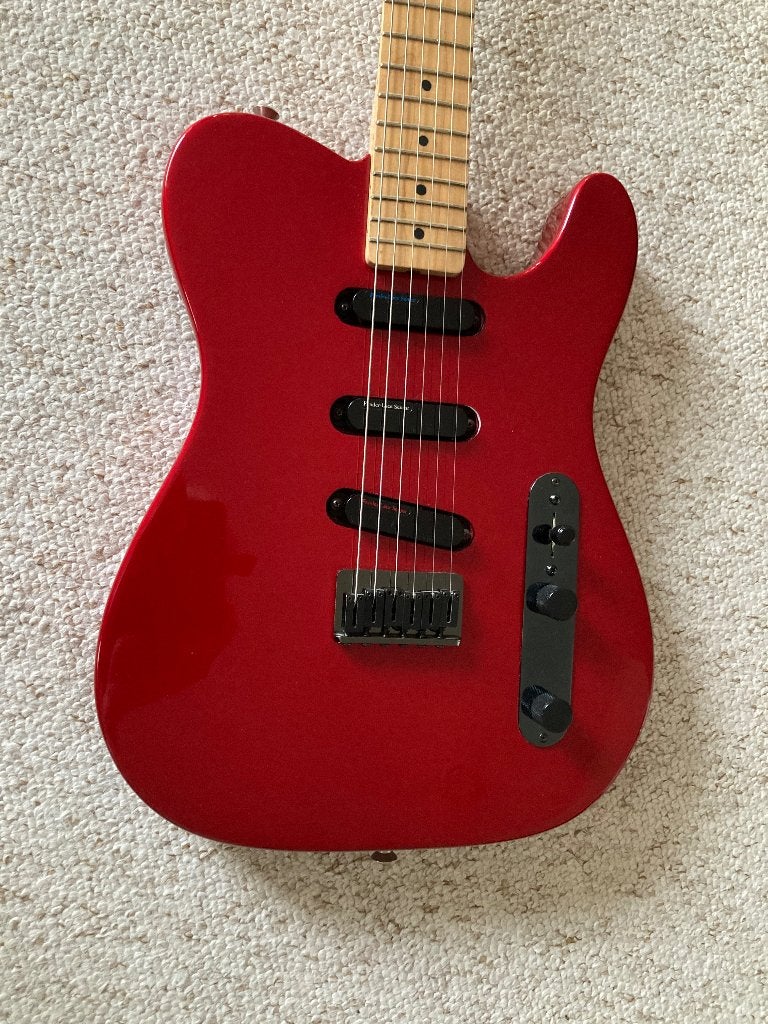 James Burton Telecaster in zeldzaam red  USA  1997,izgst, Musique & Instruments, Instruments à corde | Guitares | Électriques