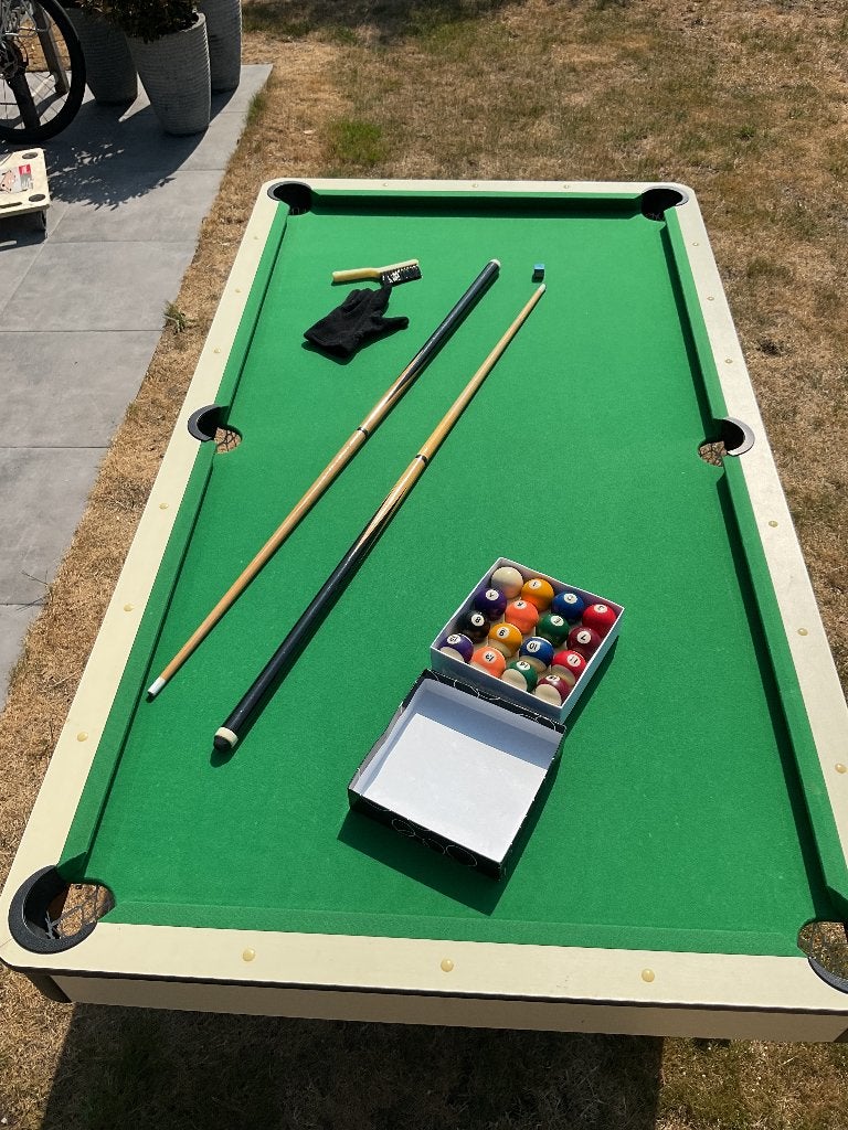 Pooltafel (6 voet, 6 gaten) (opklapbaar), Sport en Fitness, Overige Sport en Fitness, Ophalen, Gebruikt