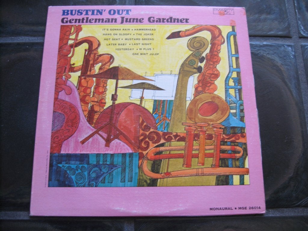 gentleman june gardner bustin out popcorn lp, Utilisé, Soul, LP, 12 pouces