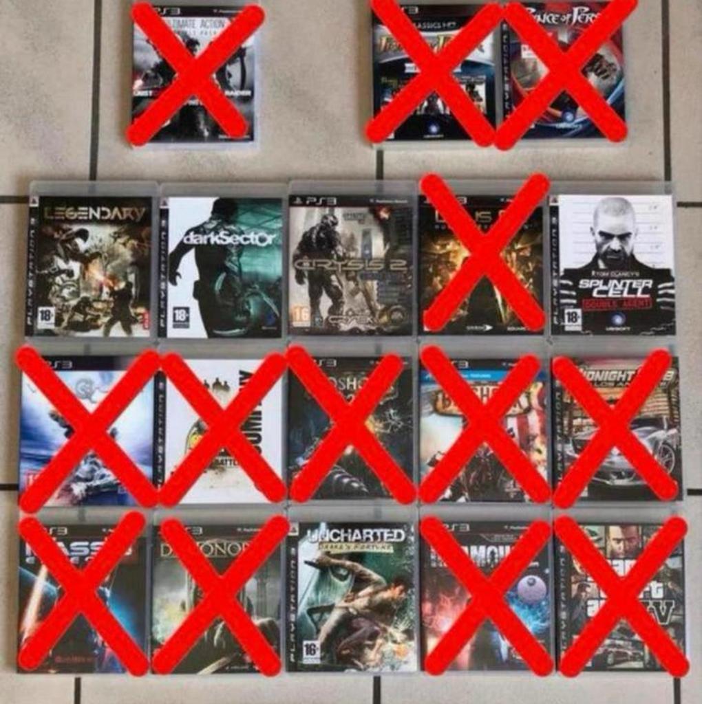 Jeux PS3, Enlèvement ou Envoi, Comme neuf