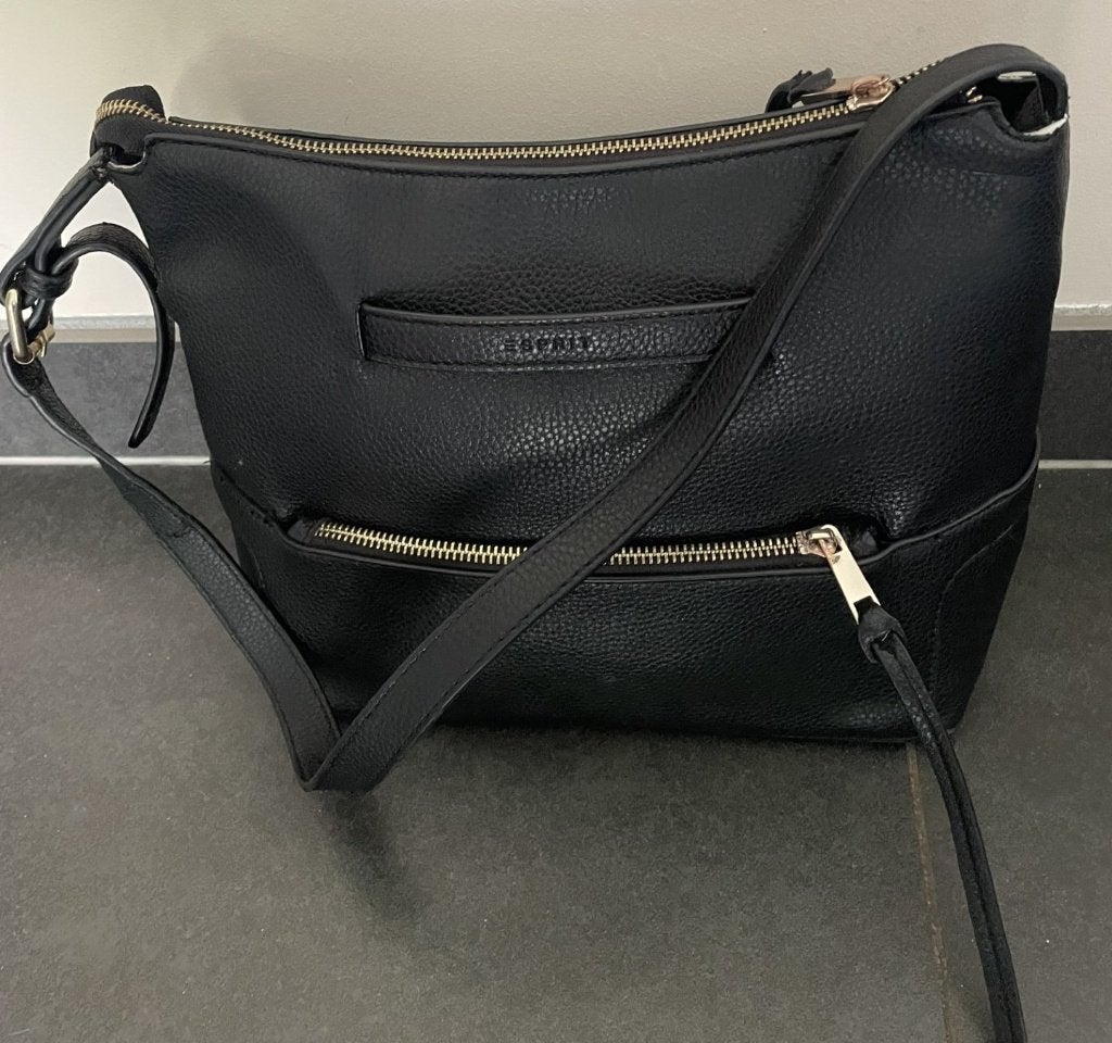 Sac à main noir, Enlèvement ou Envoi, Utilisé, Noir, Sac à main
