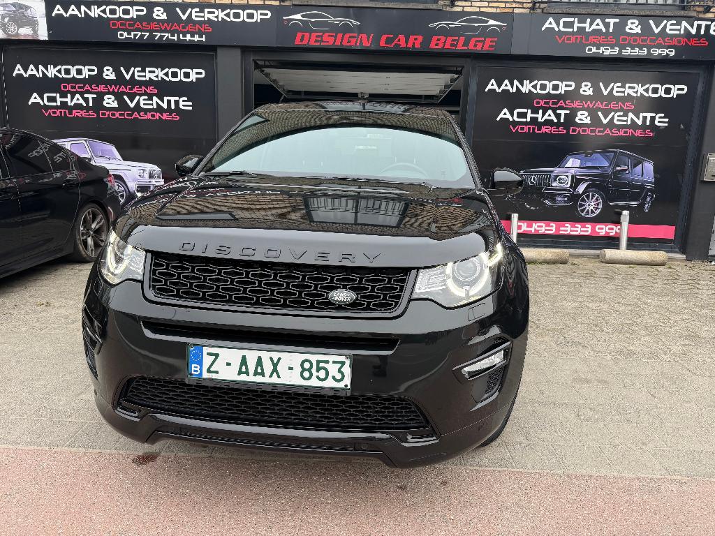 Discovery Sport Luxury Dynamic 1er Main Carnet Complet FULL, Auto's, Land Rover, Automaat, Discovery Sport, Zwart, Leder