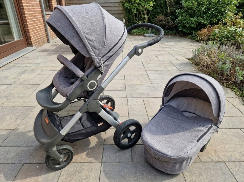 Stokke Trailz All-Terrain Kinderwagen | Grey Melange, Enfants & Bébés, Autres marques, Pneus, Enlèvement, Utilisé