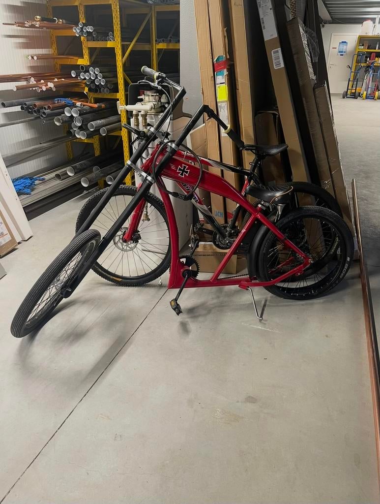Chopper & Minerva fiets (GEEN OPKOPERS AUB), Ophalen, Gebruikt, Aluminium